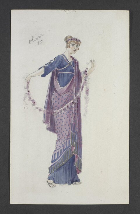 Costume Design Sketch for Oliver 1915