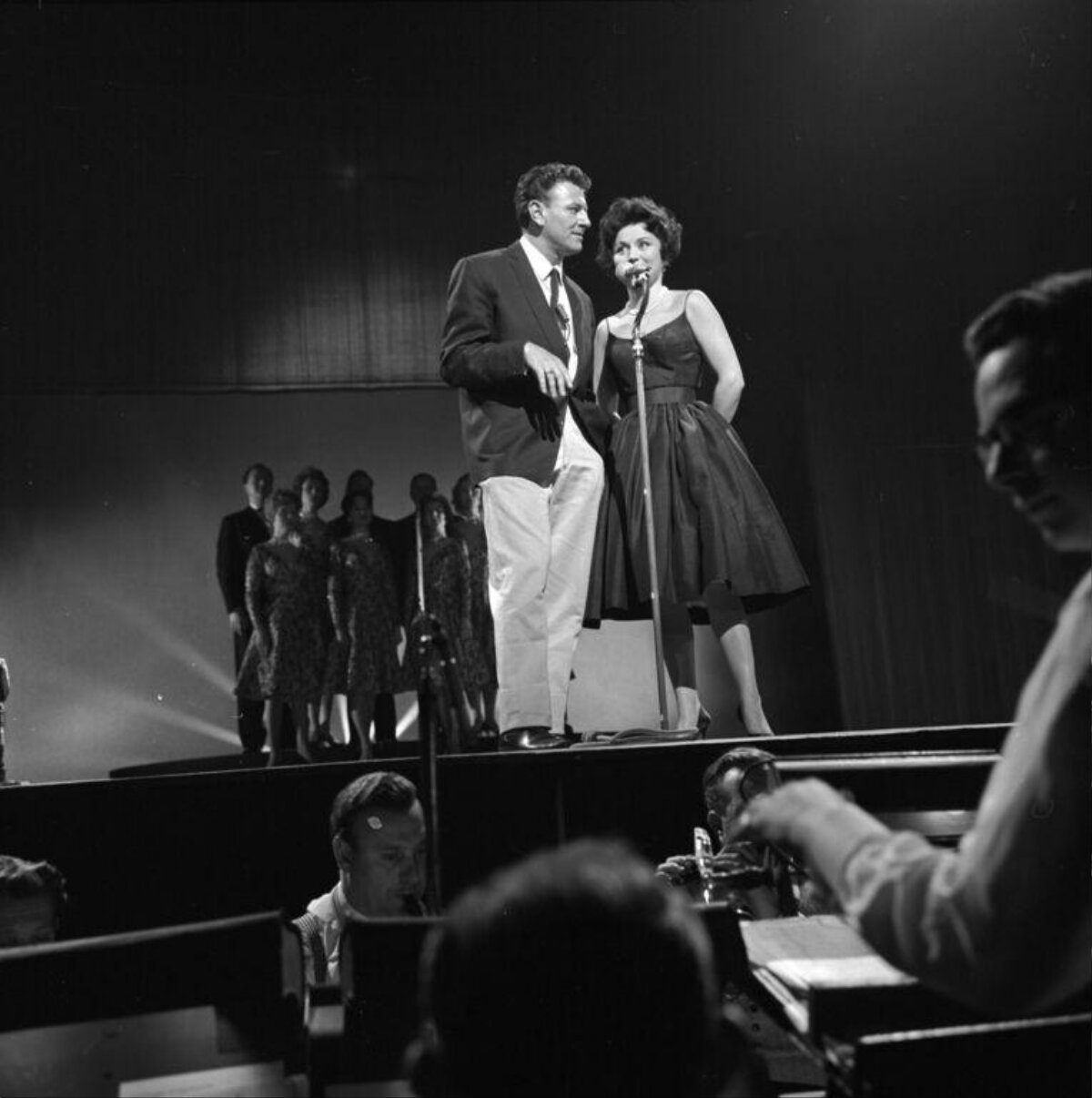 Vintage Stage Musical Performance