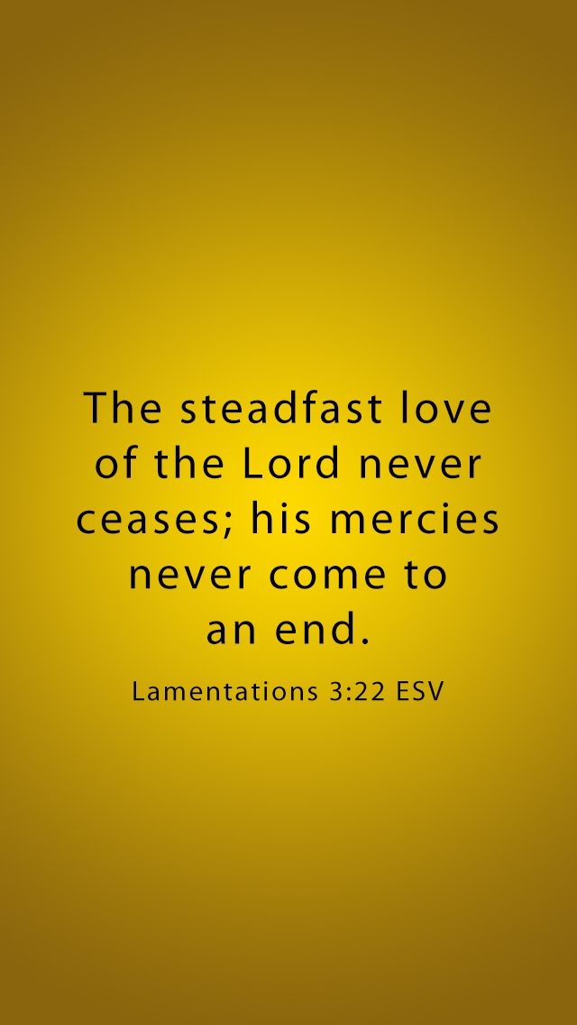 Lamentations 3:22 Bible Verse