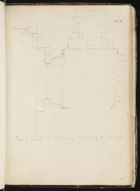 Antique Hand-drawn Architectural Plan