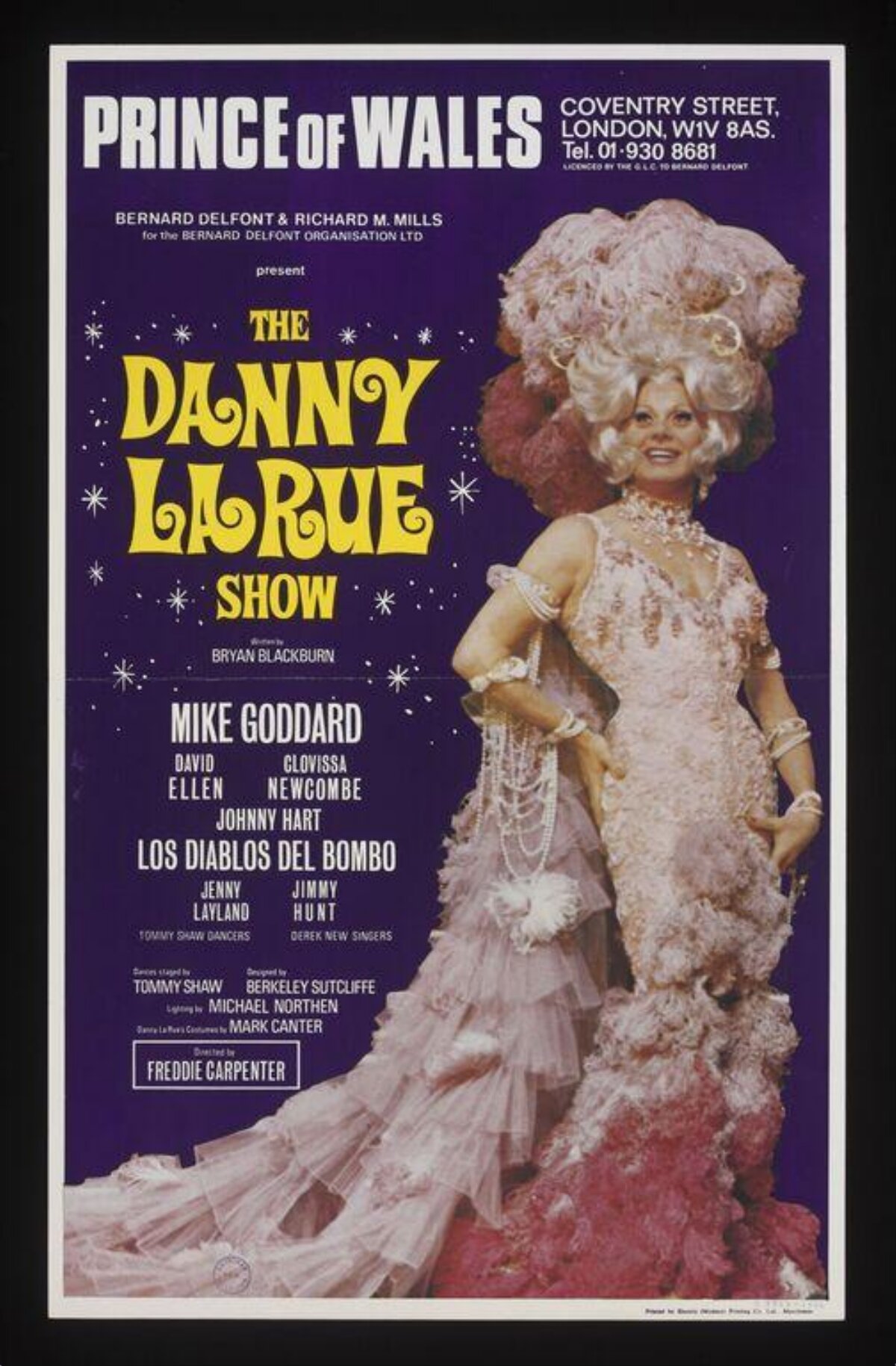 The Danny La Rue Show Theatre Poster
