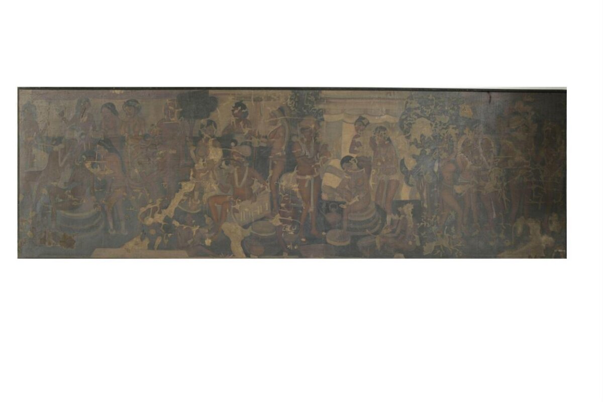Ancient Group Figure Mural