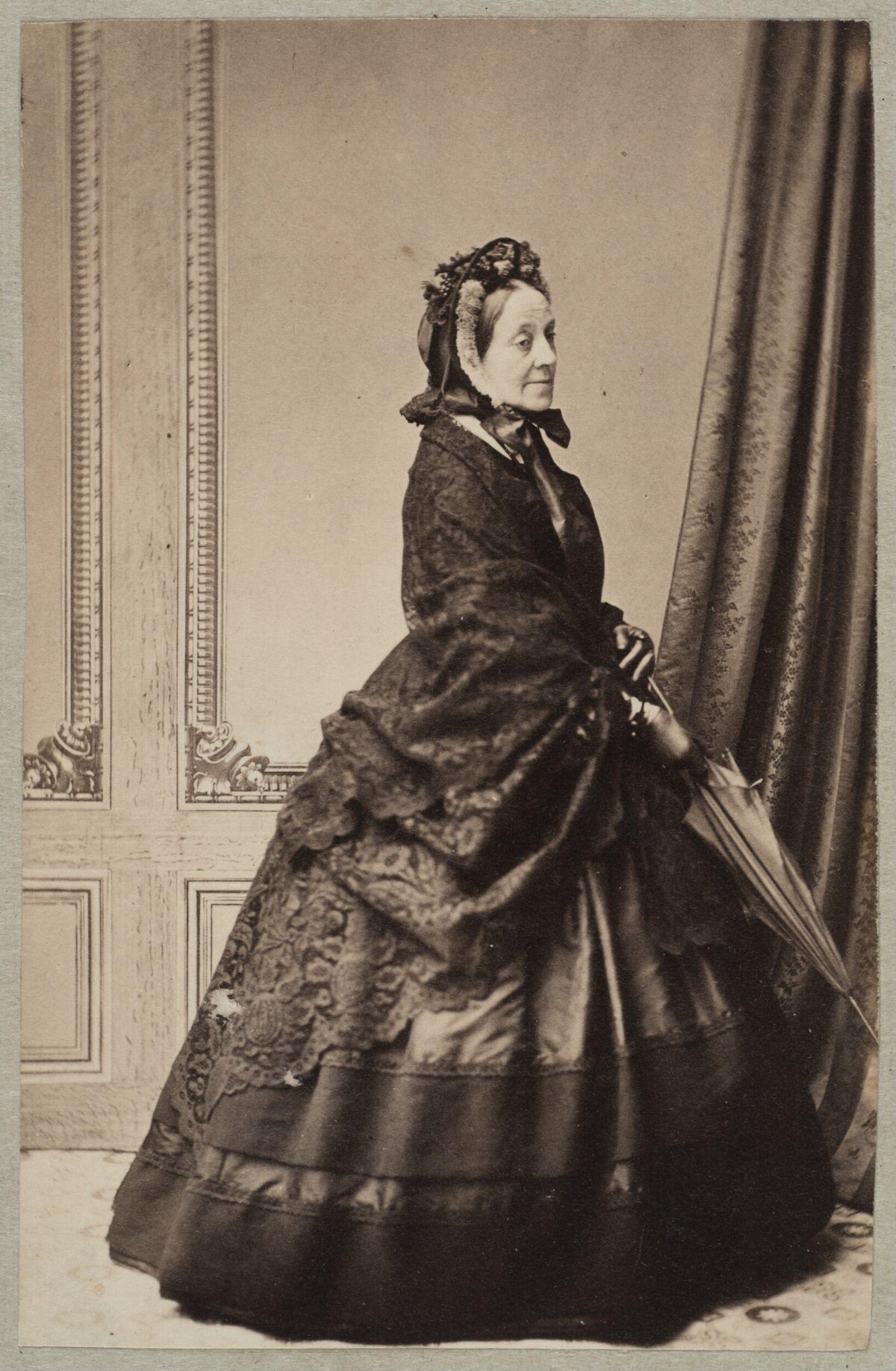 Victorian Woman Studio Portrait