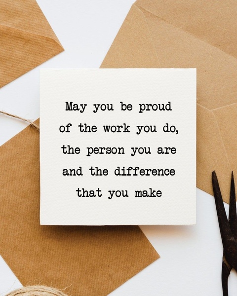 Inspirational Quote Greeting Card