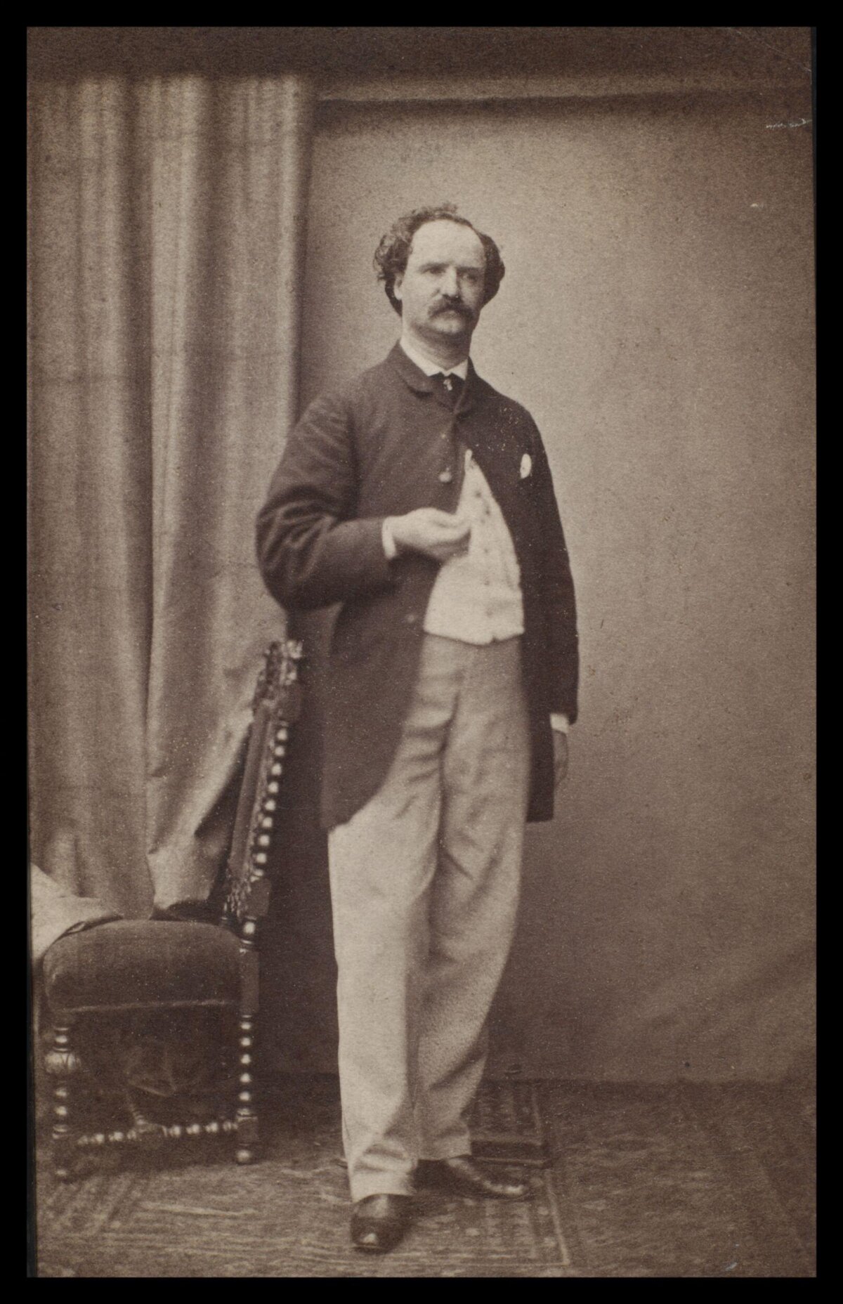 Vintage Full-Length Portrait of a Gentleman