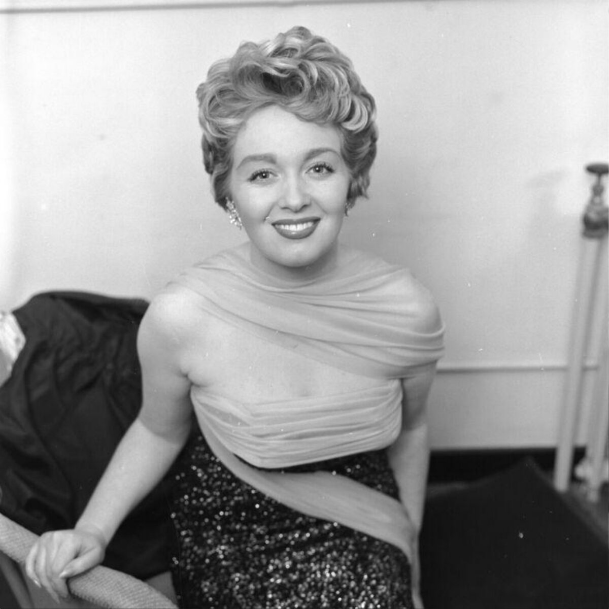 Vintage Portrait of Smiling Woman