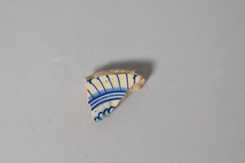 Blue and White Porcelain Shard