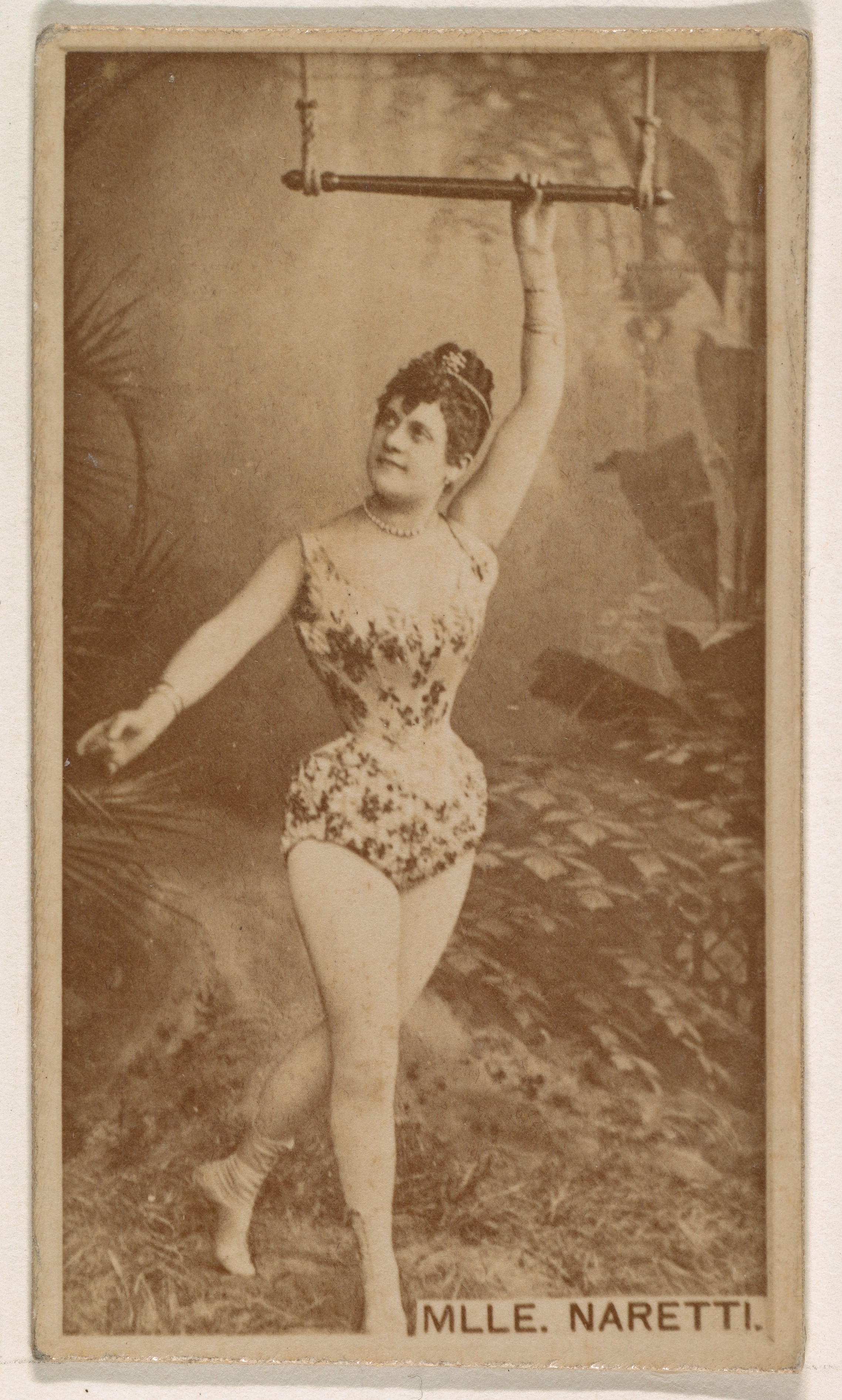 Trapeze Artist Mlle. Naretti Vintage Portrait