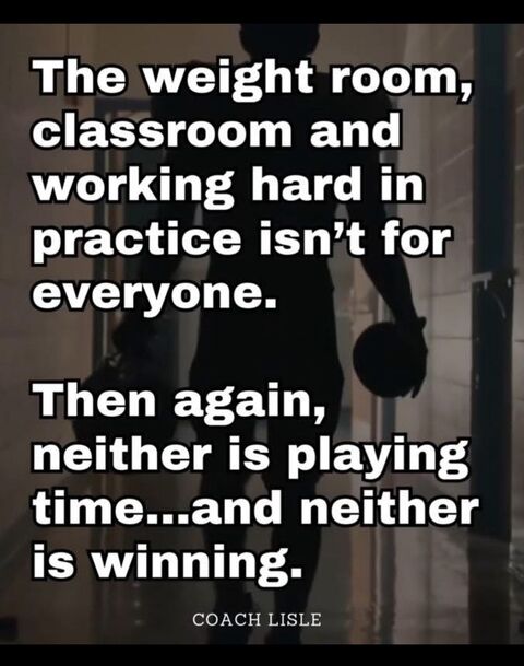 Coach Lisle Motivational Sports Quote