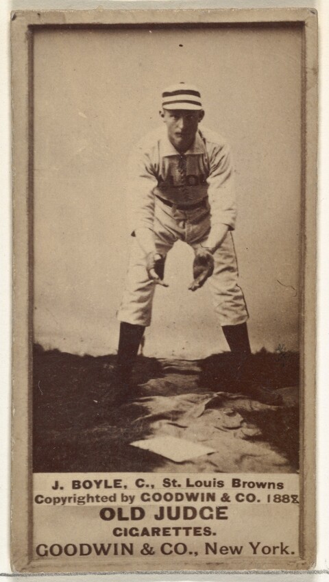 1888 Old Judge Baseball Cigarette Card