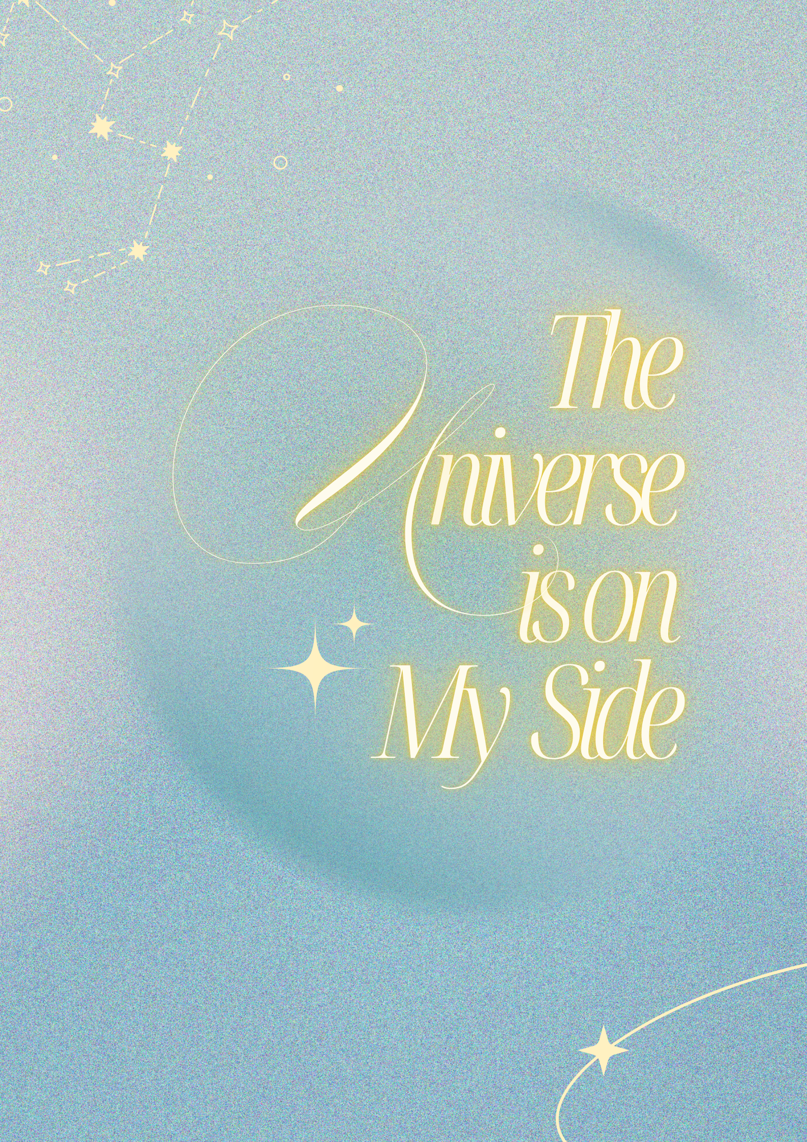 The Universe is on My Side Affirmation Art