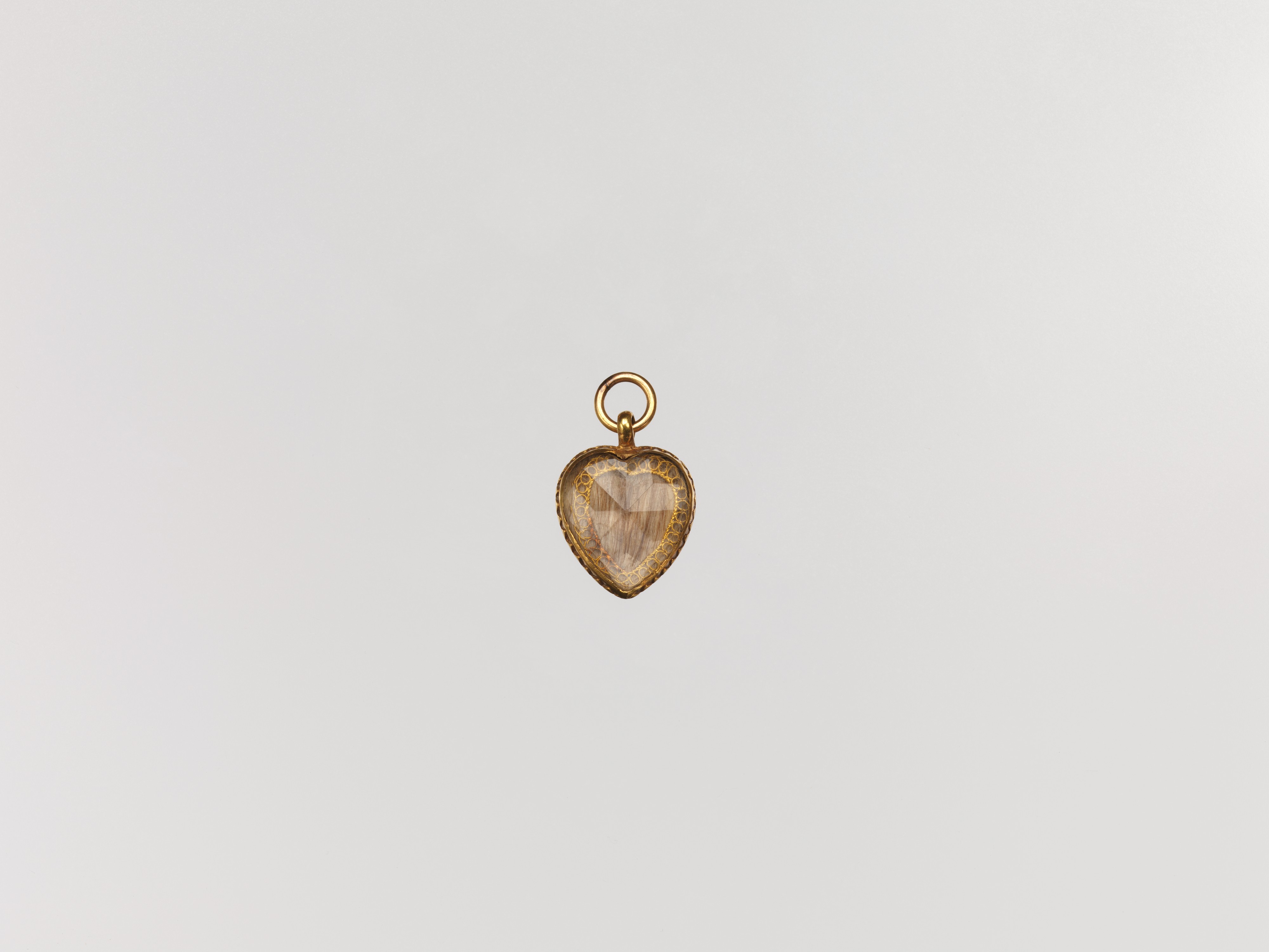 Vintage Gold Heart Pendant