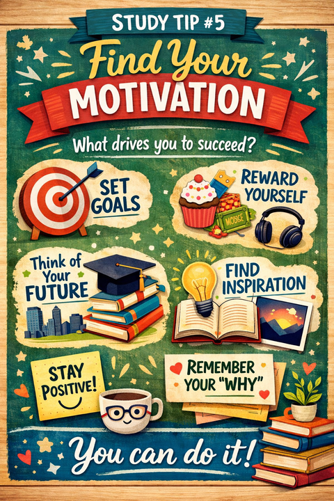 Study Tip #5: Find Your Motivation