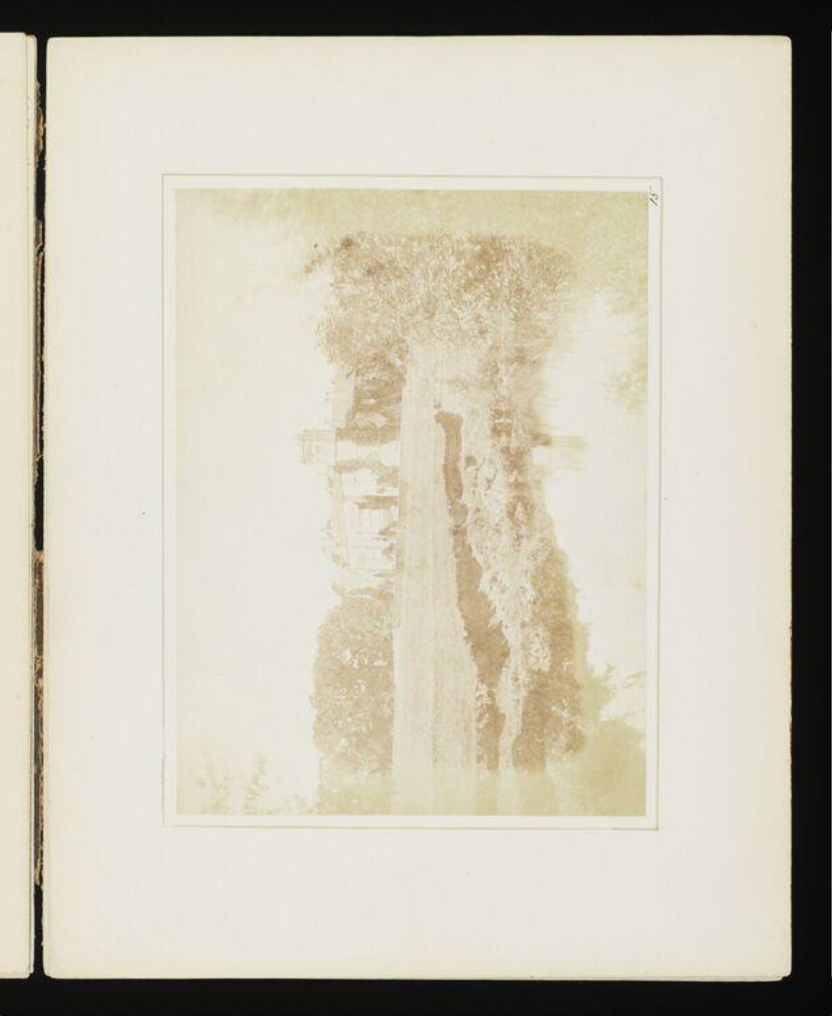Vintage Faded Waterside Landscape Photo