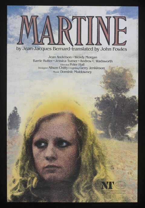 Theatre Poster for Play Martine