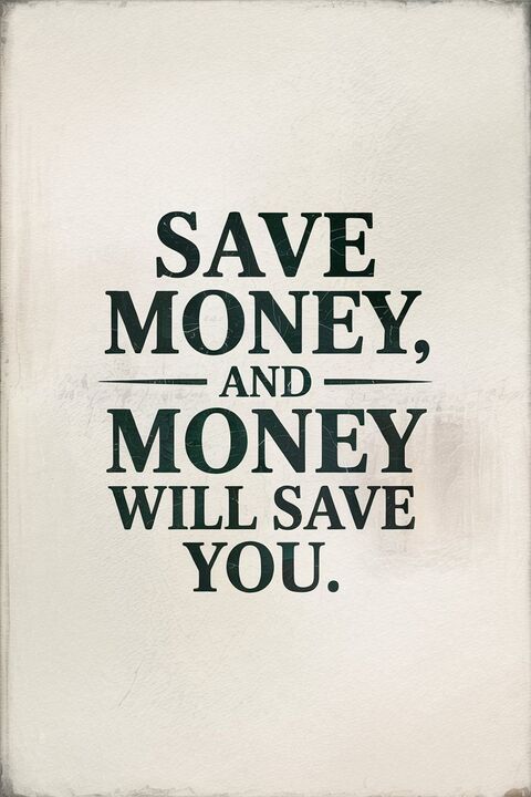 Save Money Motivational Quote