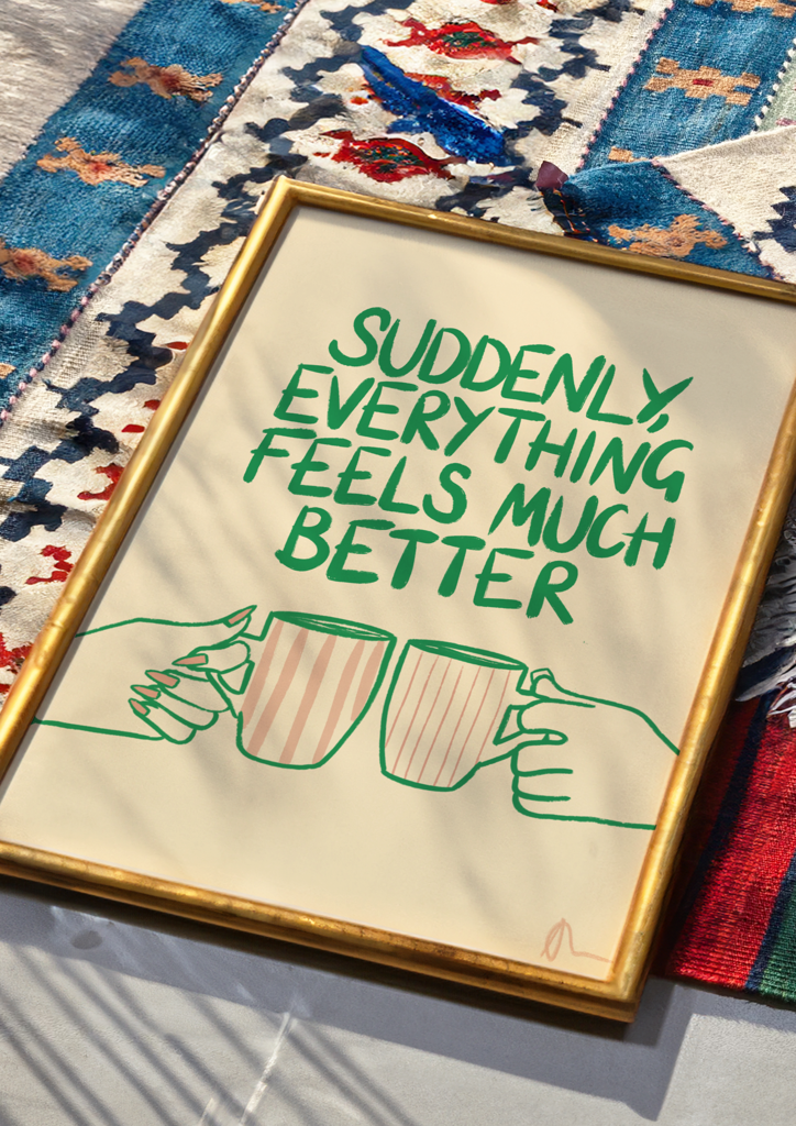 Framed Uplifting Quote Art Print