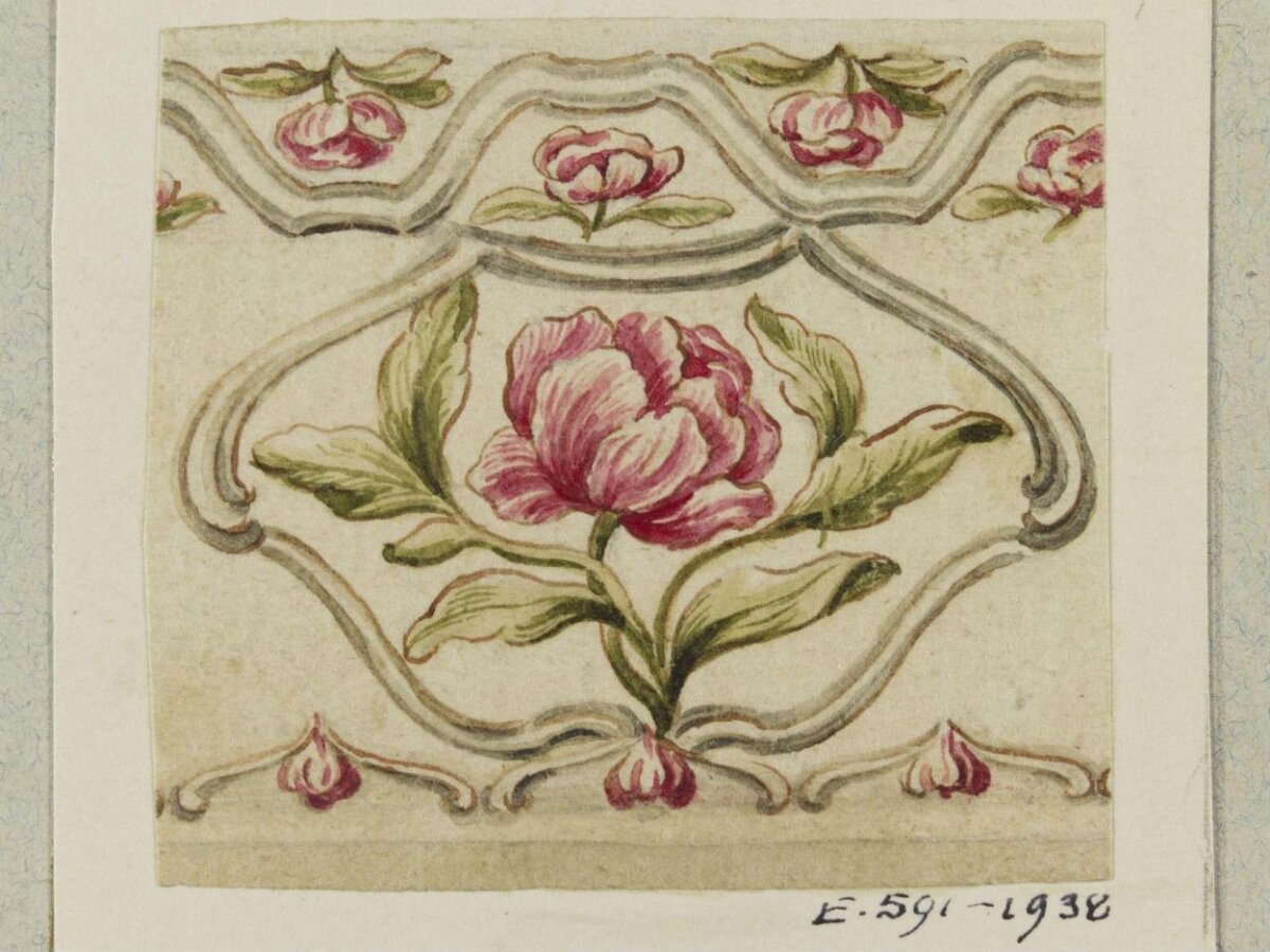 Watercolor Peony Decorative Design
