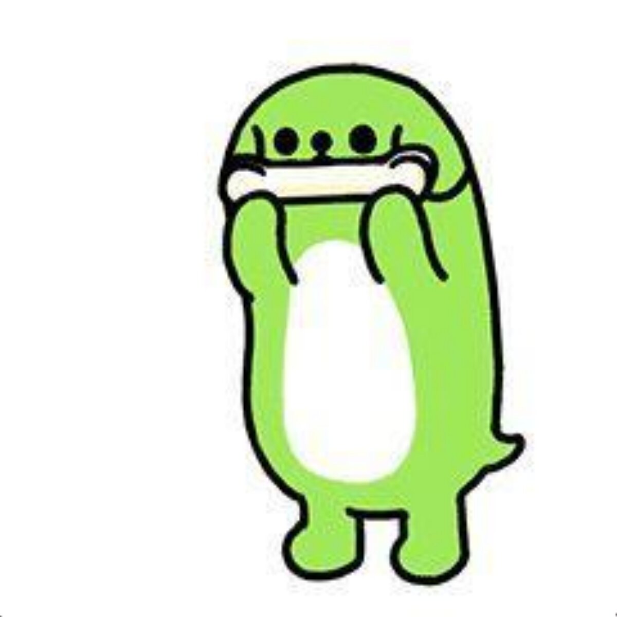 Cute Green Cartoon Crocodile