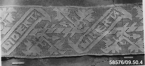 Archival Photo of Perforated Patterned Textile