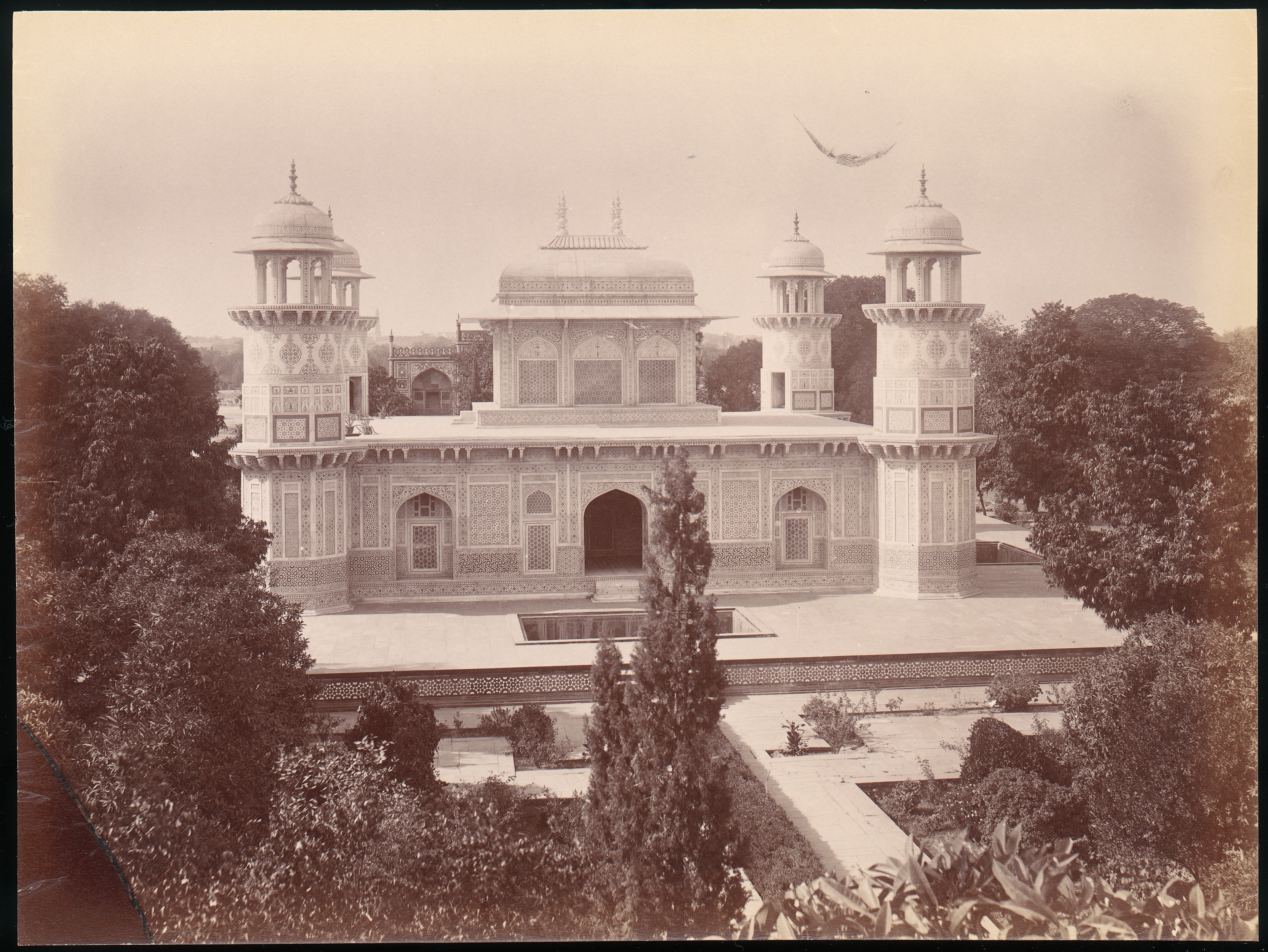 Vintage View of Mughal Mausoleum
