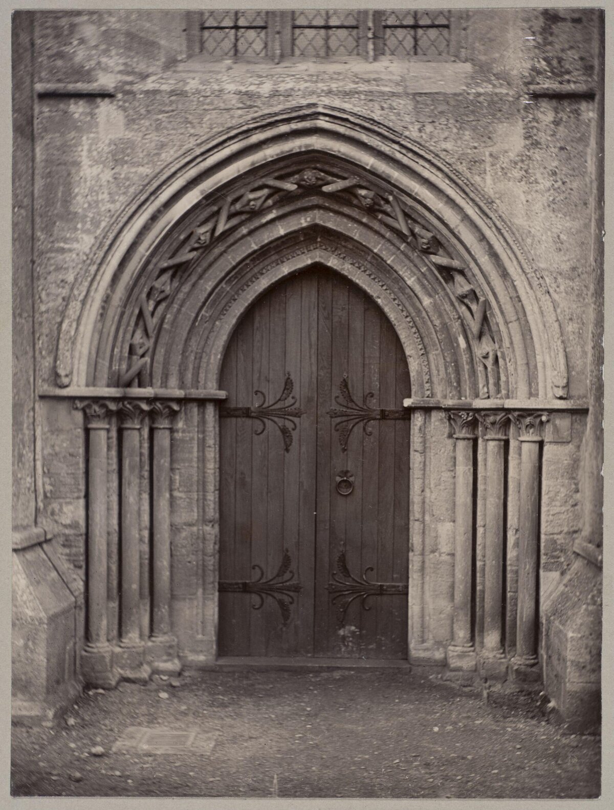 Gothic Arched Stone Church Doorway
