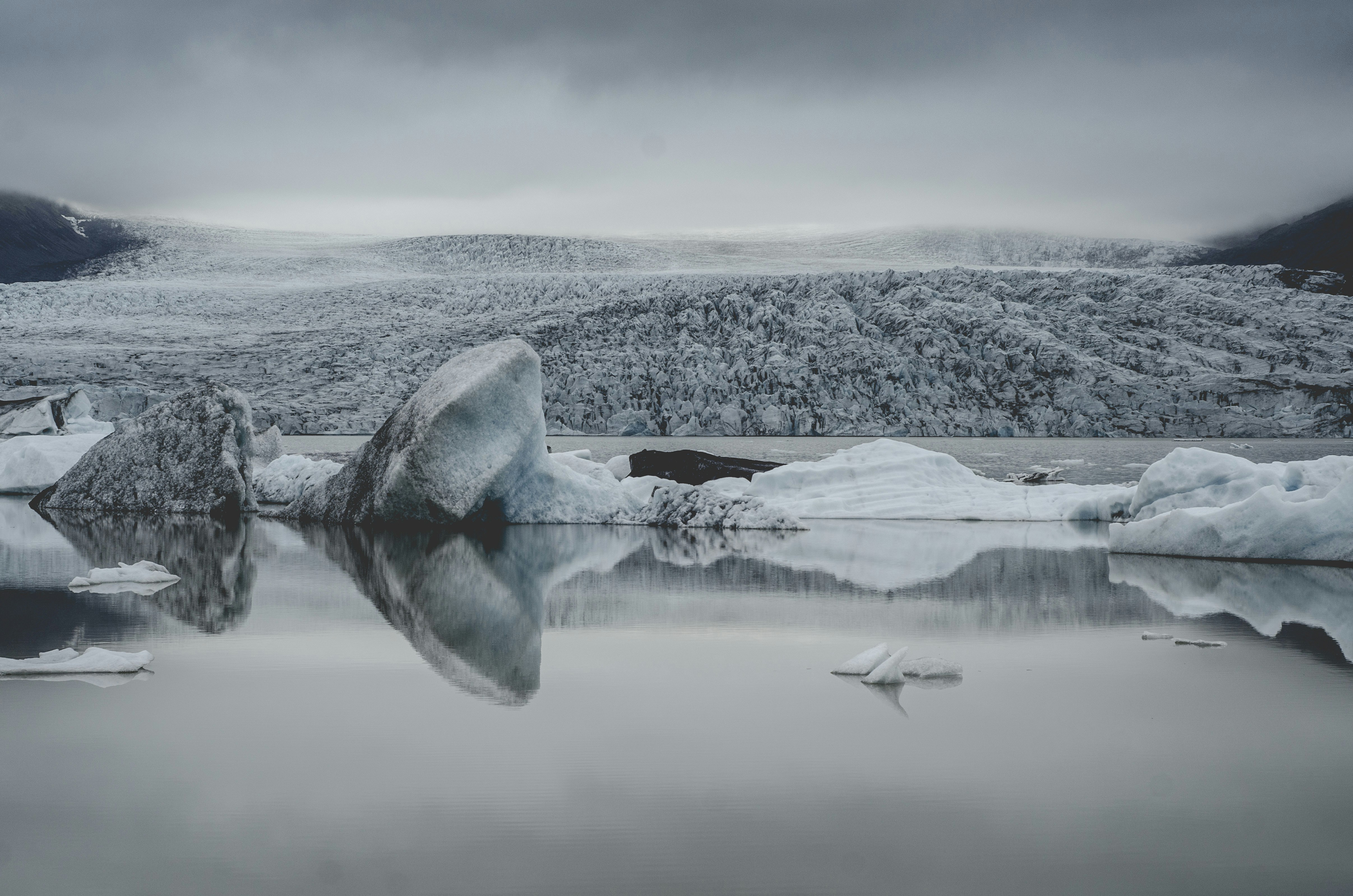 Icebergs in Glacial Lagoon