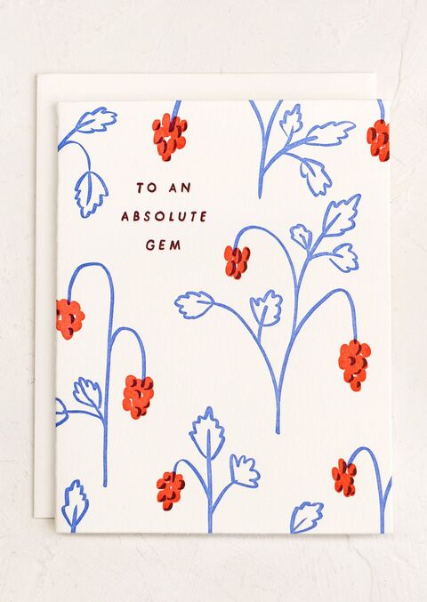 To An Absolute Gem Greeting Card
