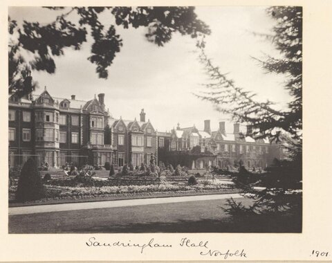 Sandringham Hall Norfolk 1901