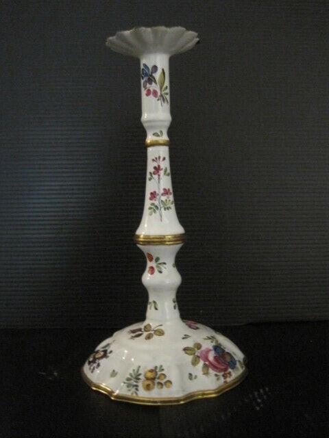Hand Painted Porcelain Candlestick