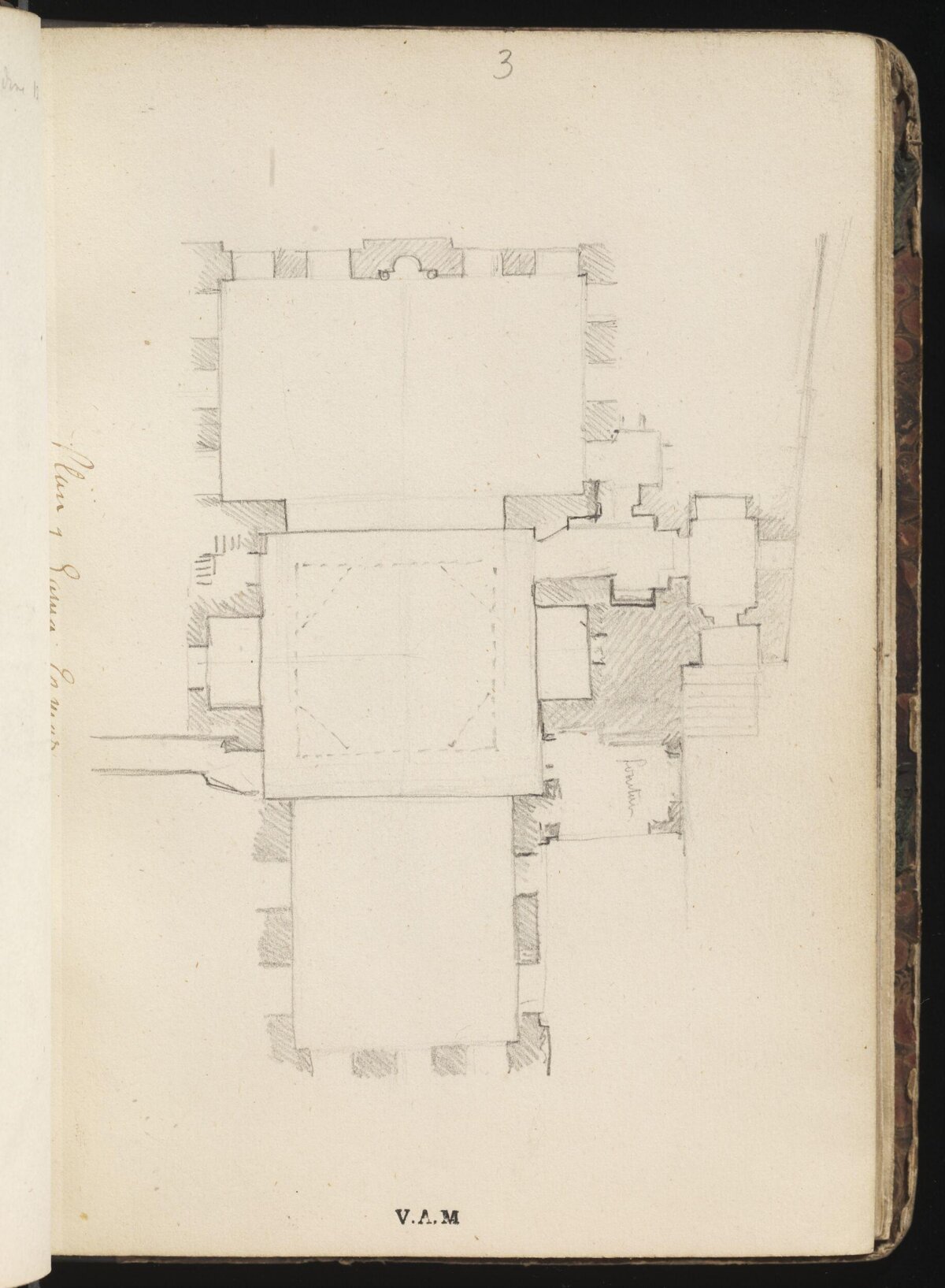 Hand-drawn Architectural Floor Plan