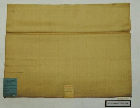 Archived Yellow Textile Fabric Sample
