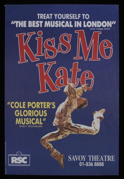 Kiss Me Kate Musical Poster