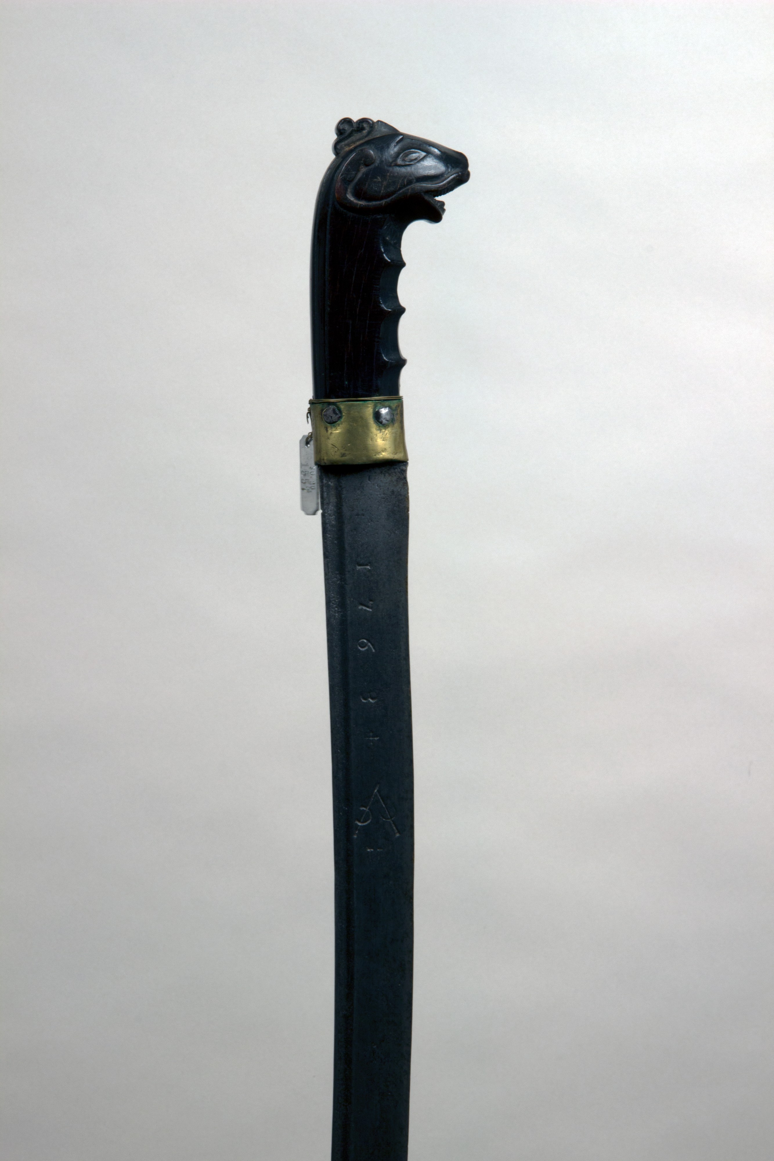 Antique Carved Animal Head Saber