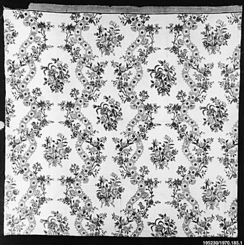 Vintage Floral Patterned Textile