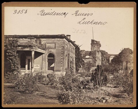 Residency Ruins in Lucknow
