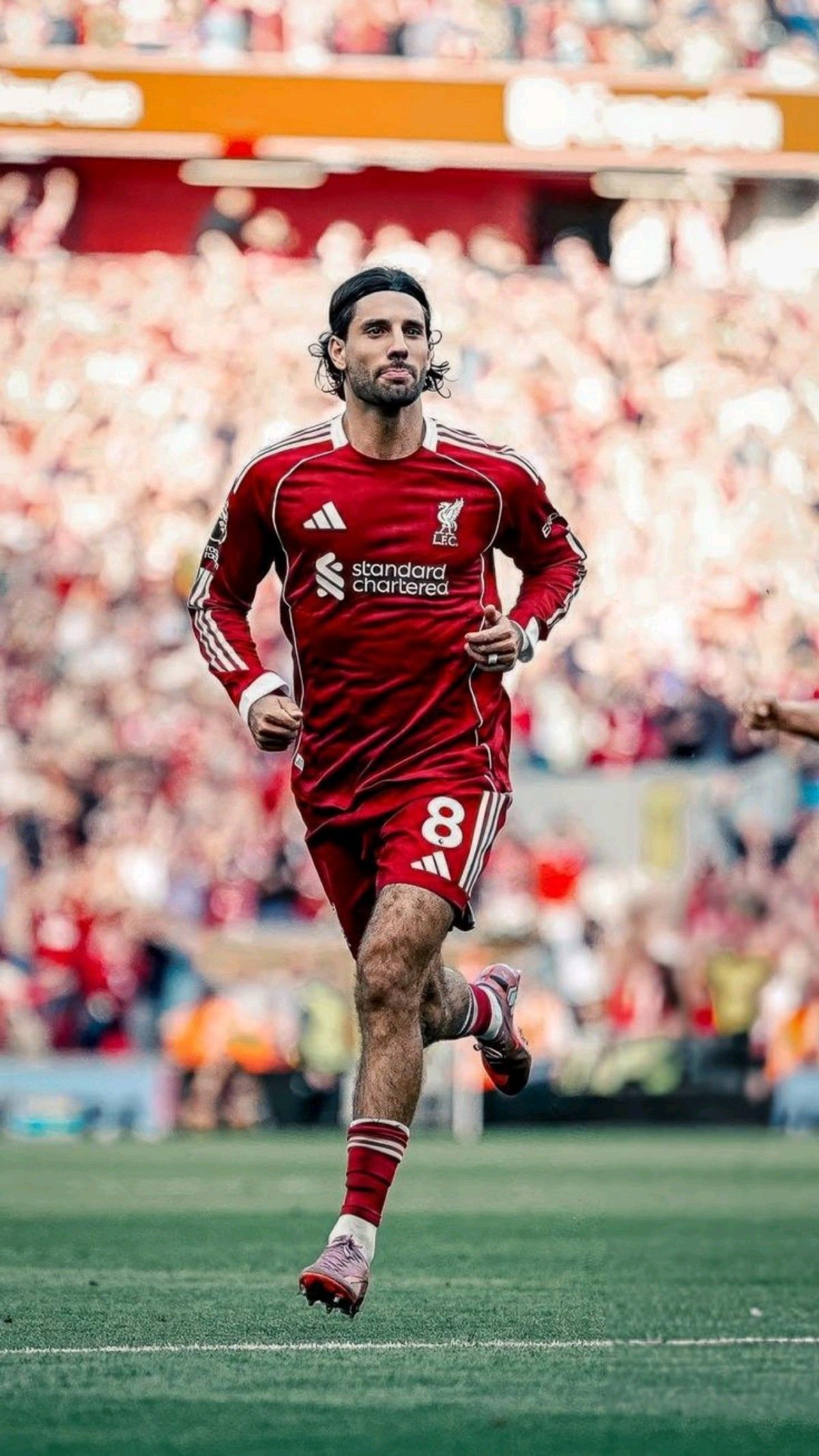 Szoboszlai Running During Liverpool Match