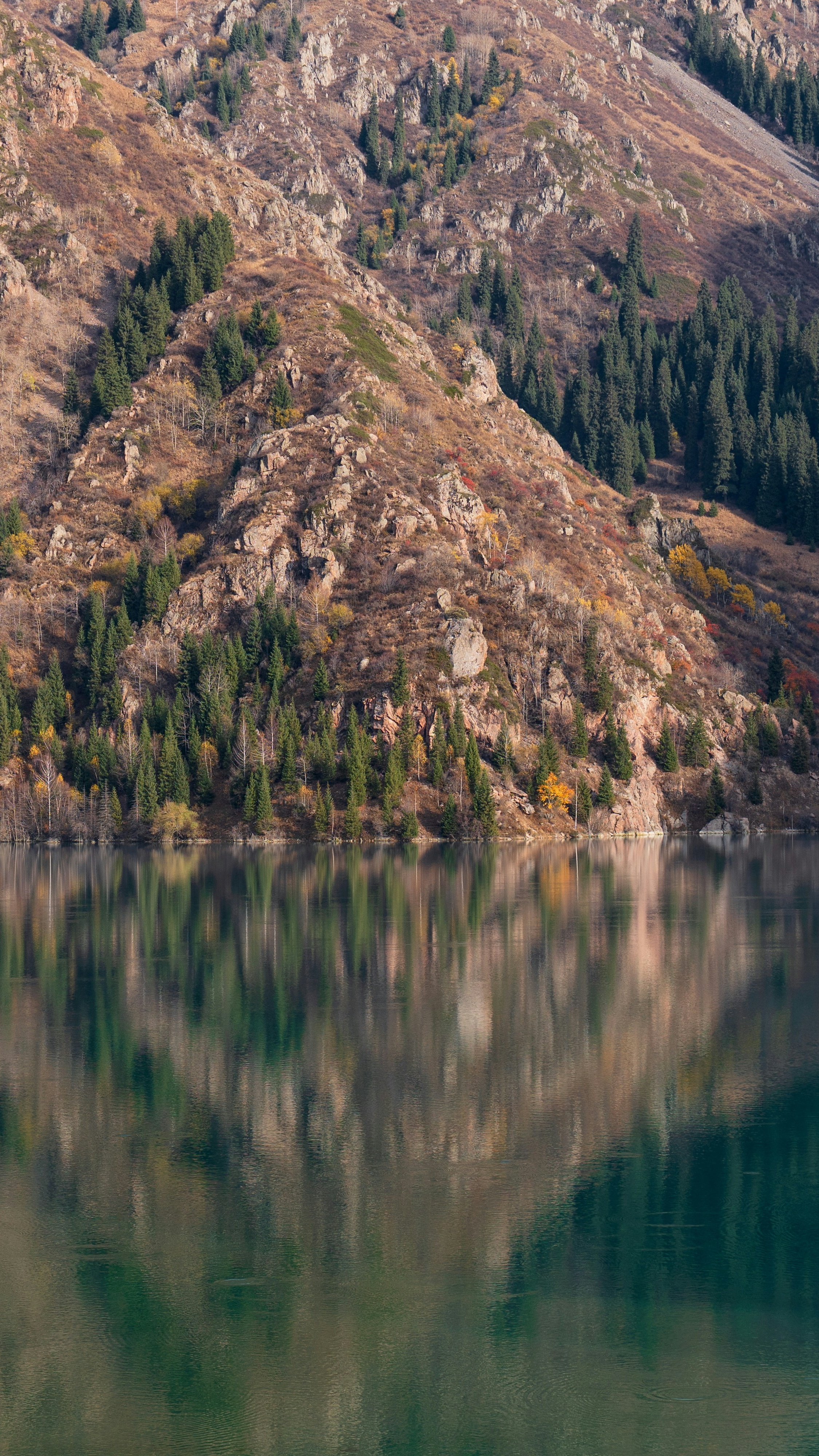 Autumn Mountain Lake Reflection