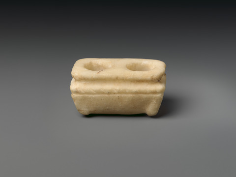 Ancient Double-cavity Stone Vessel