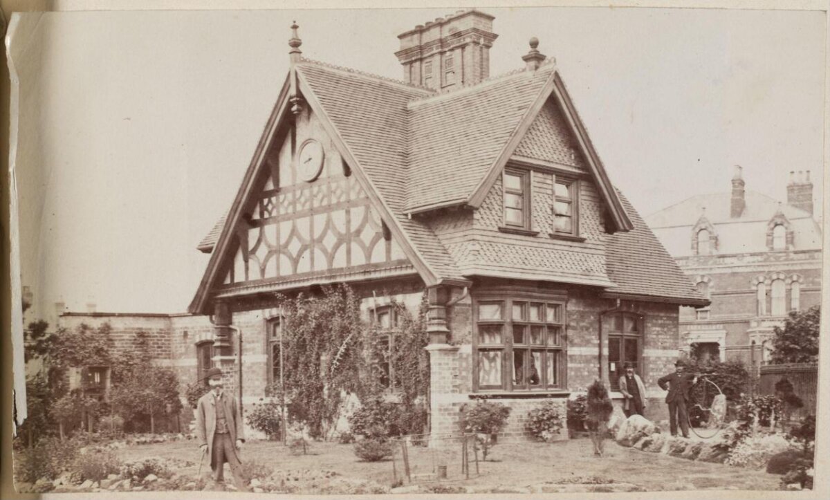 Victorian Cottage Vintage Photograph