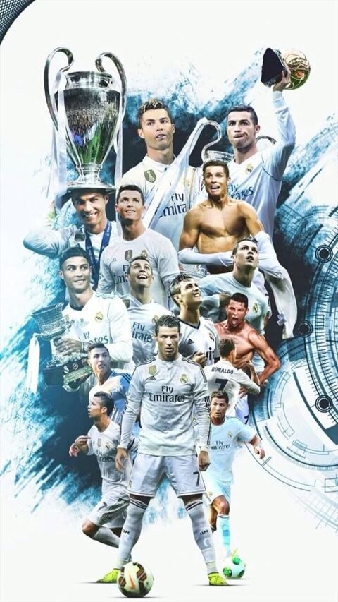 Cristiano Ronaldo Real Madrid Collage