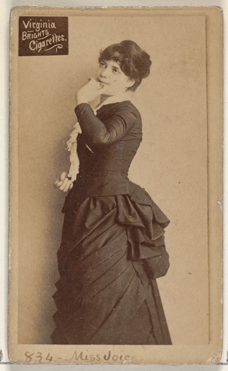 Vintage Cigarette Card Portrait of Miss Joice