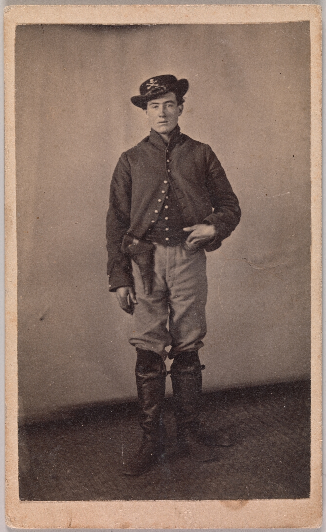 19th Century Armed Soldier Portrait