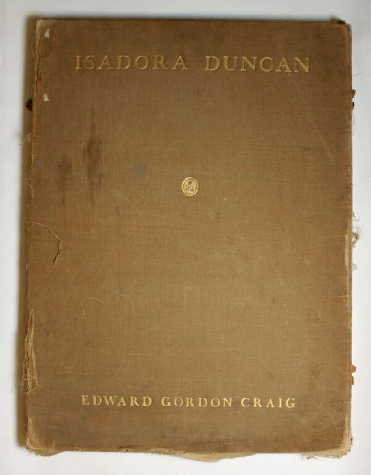 Vintage Isadora Duncan Book Cover