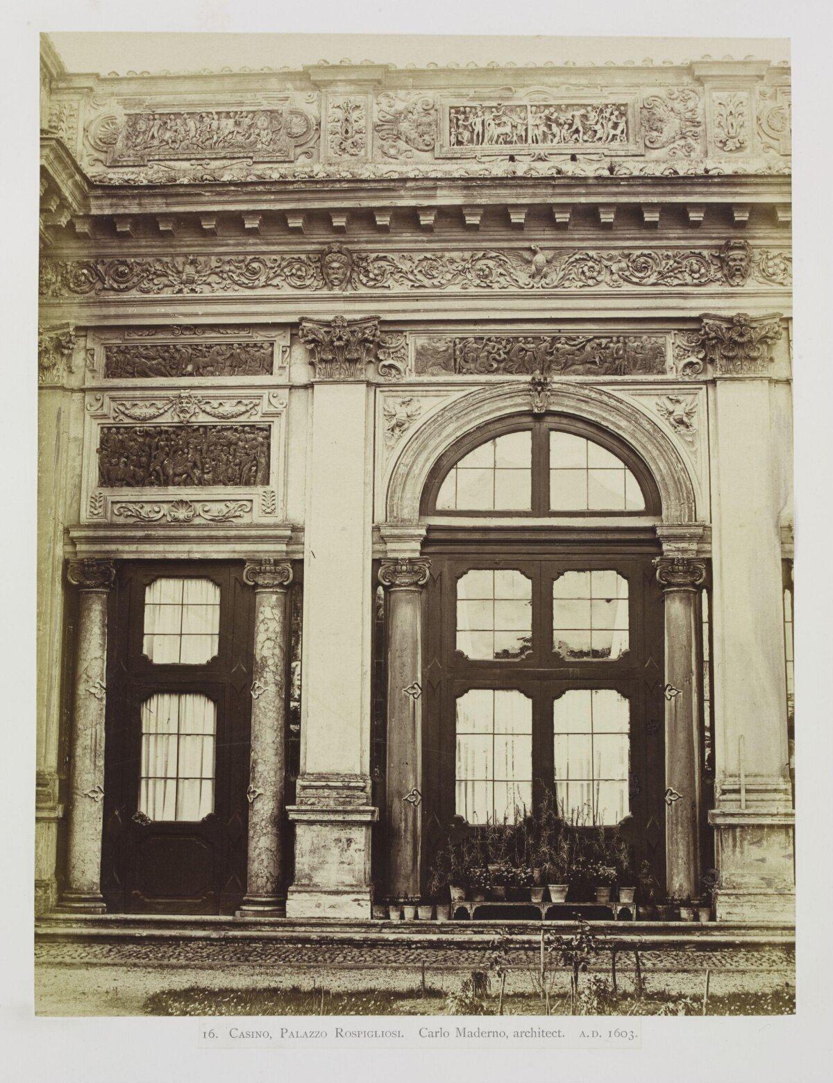 Facade of Palazzo Rospigliosi Casino
