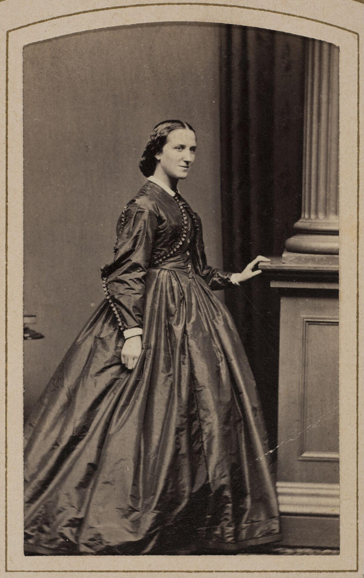 Victorian Woman Studio Portrait