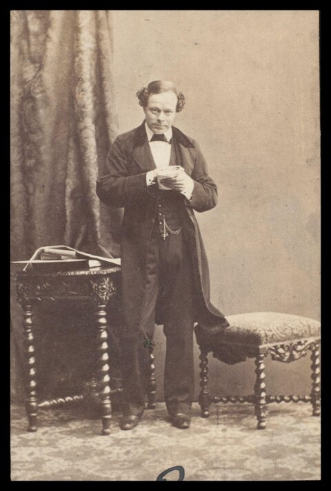 Full Length Portrait of 19th Century Gentleman