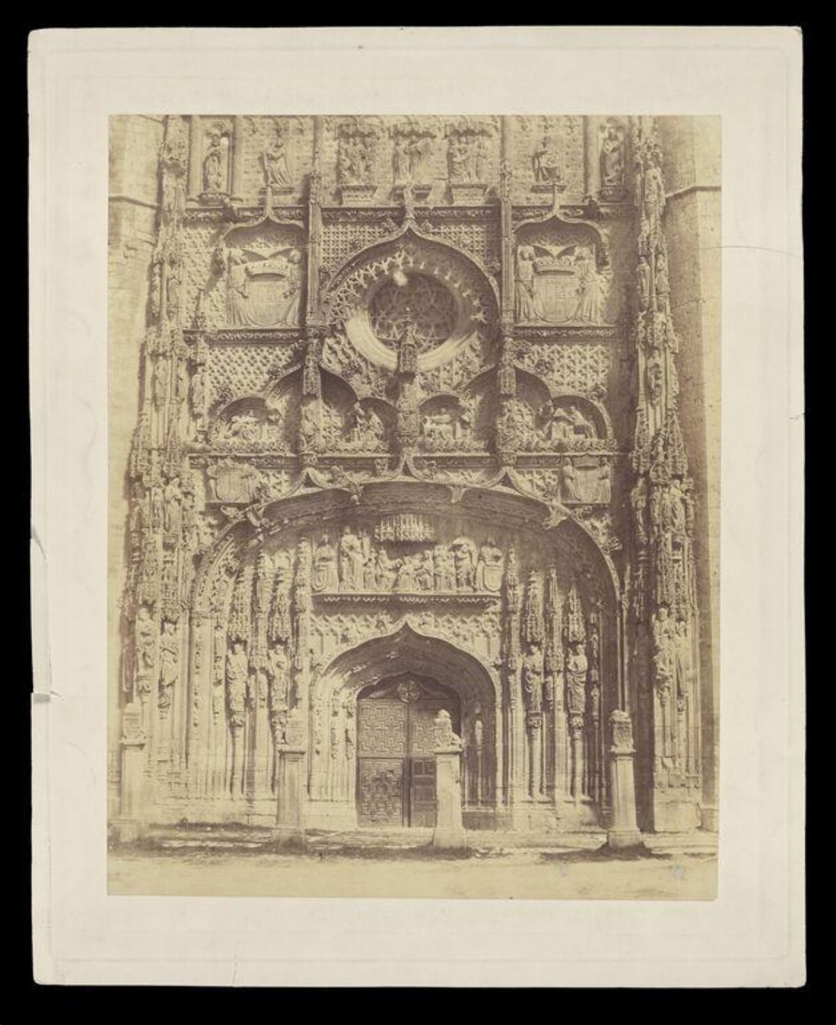 Ornate Gothic Church Portal