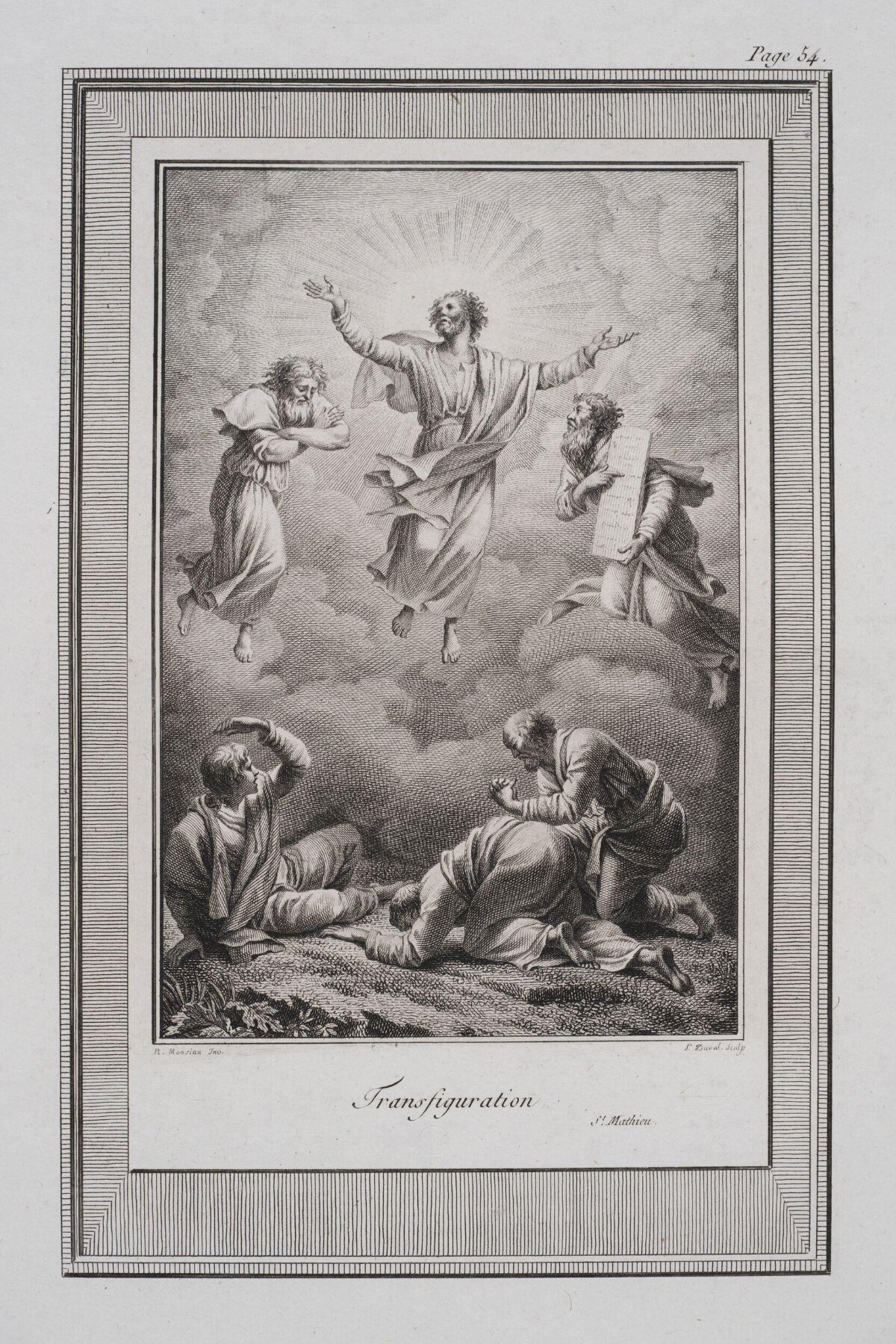 Transfiguration Biblical Engraving