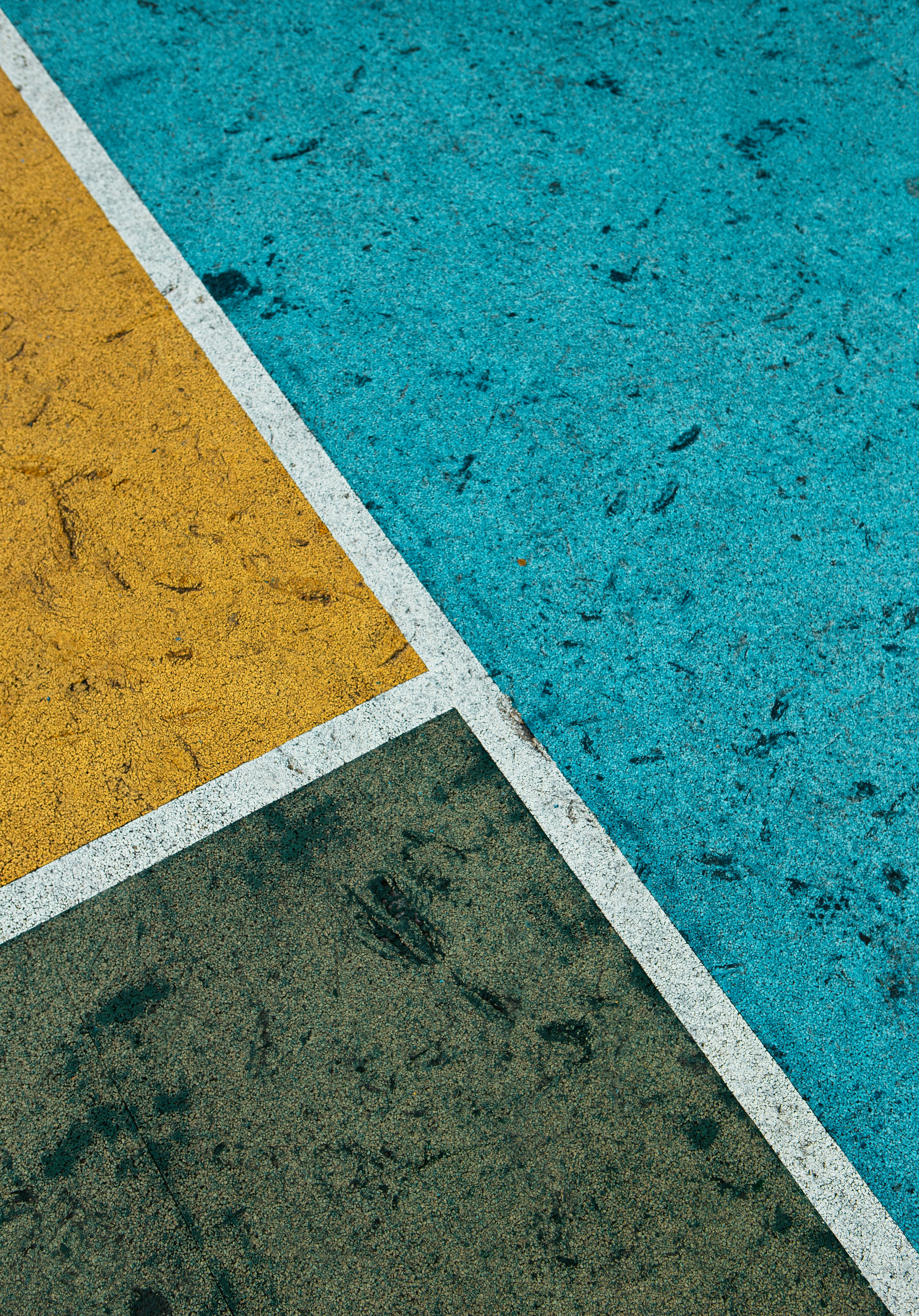 Colored Sports Court Lines